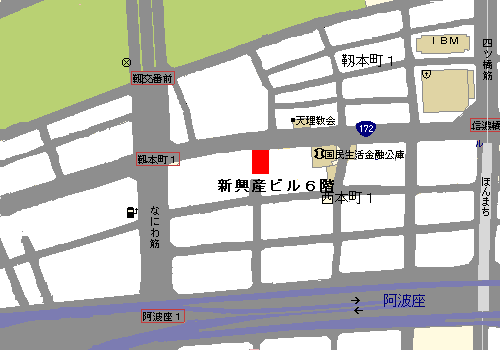 大阪オフィス 地図